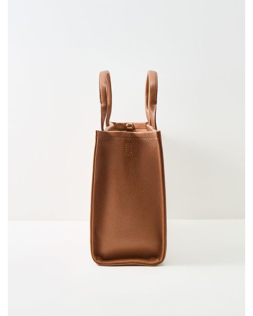 Marc Jacobs Brown Women's The Leather Medium Tote Bag