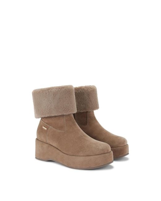 Carvela Kurt Geiger Brown Apres Fur