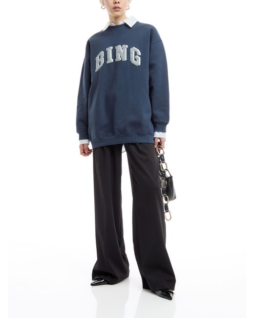 Anine Bing Blue Women's Tyler Sweatshirt