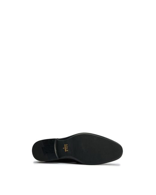 Sole Ldn White Wide Fit Derby Shoes for men