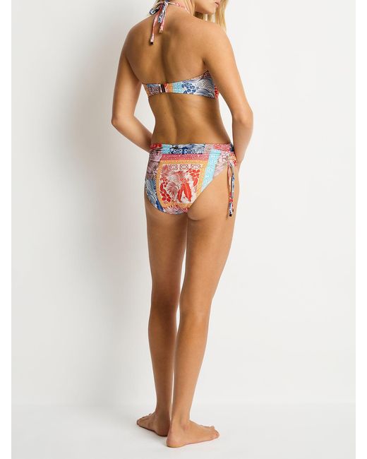 Sea Level Pink Coco Island O Ring Bandeau Bikini Top