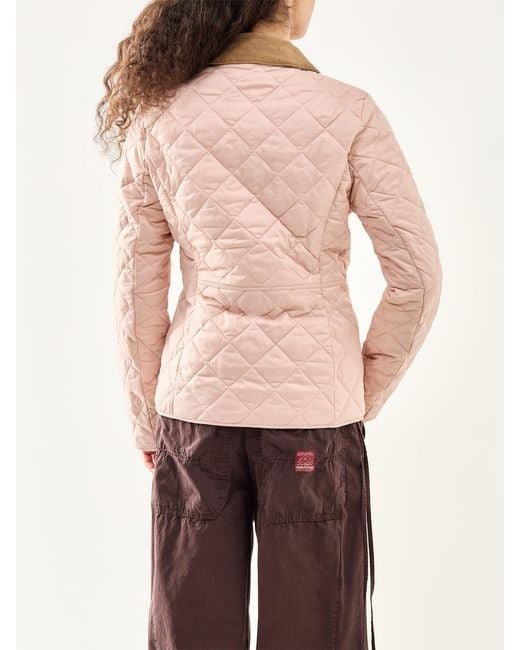 Barbour Pink Deveron Quilted Jacket
