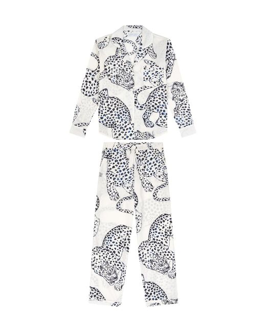 Desmond & Dempsey White Jag Long Set