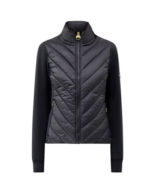 Barbour Black Luxara Quilted Sweat