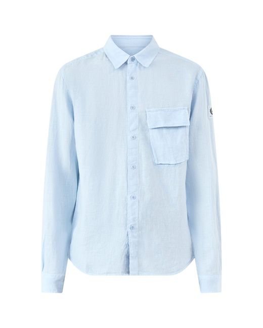 Belstaff Blue Scale Shirt for men