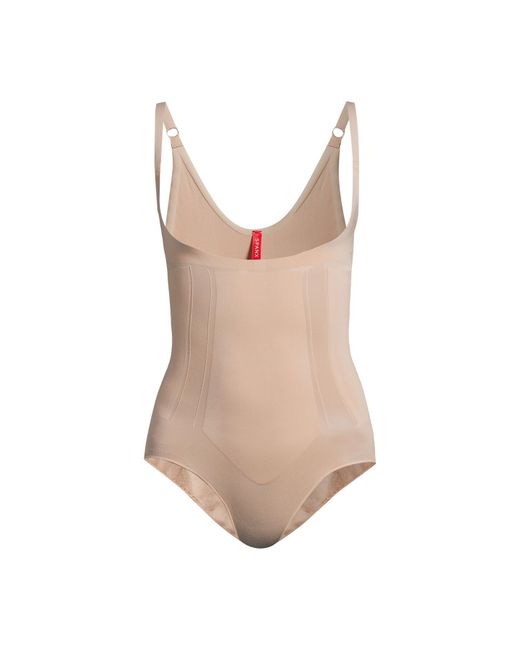 Spanx Natural Women's Oncore Open Bust Panty Bodysuit
