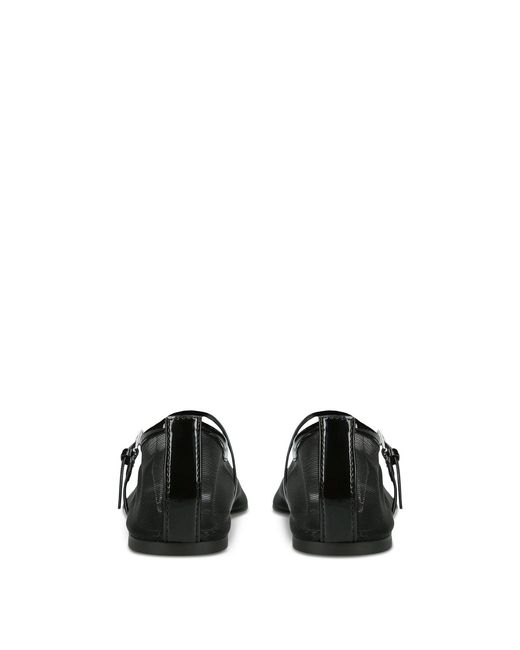 Steve Madden White Mash Ballet Flats