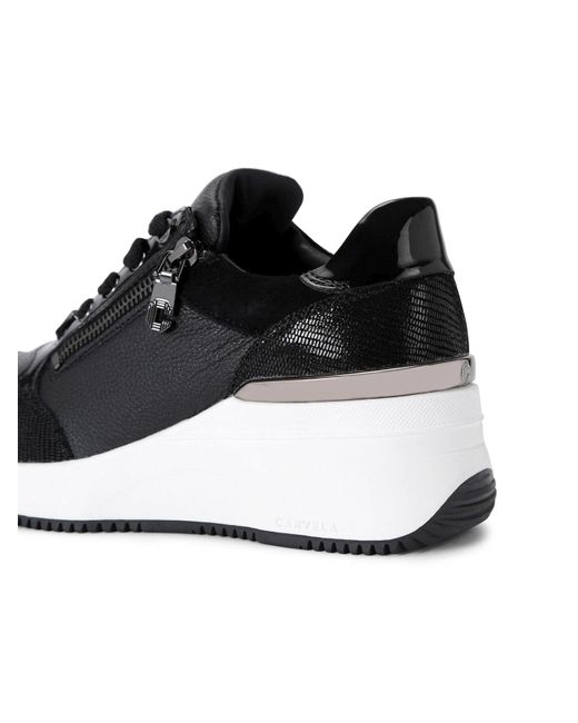 Carvela Kurt Geiger White Women's Skyline Wedge Sneaker