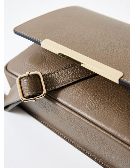 Apatchy London Brown Newbury Crossbody Bag