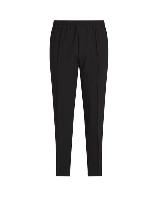 Calvin Klein Black Stretch Dress Trousers for men