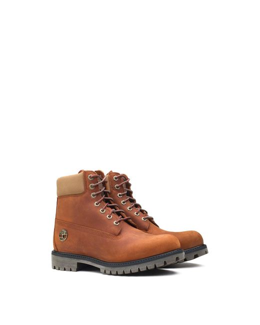 Timberland Brown 6' Premium Boots for men