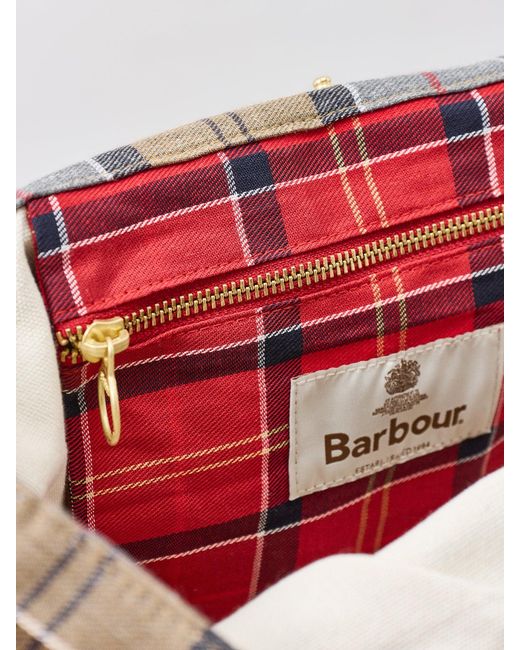 Barbour Pink Heart Tote Bag