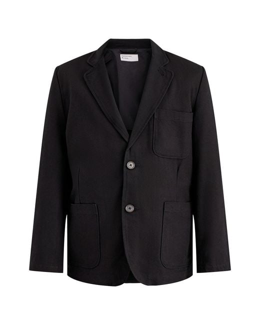 Universal Works Black Dockside Overshirt for men