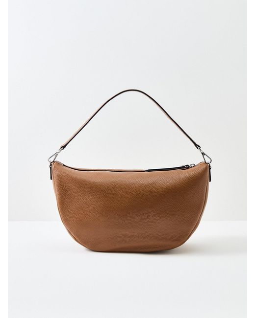 Gianni Chiarini Brown Cleo Medium Shoulder Bag Tan
