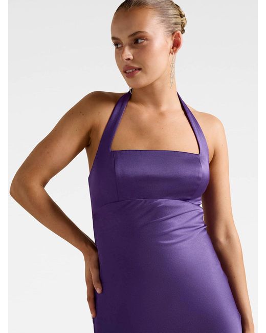Forever New April Open Back Maxi Dress in Purple | Lyst UK