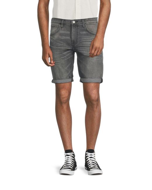 Lee Jeans Gray Men's Denim Shorts for men