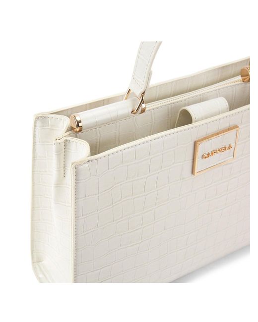 Carvela Kurt Geiger White Jessica Midi Tote 2