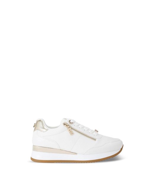 KG by Kurt Geiger White Lina2 Lace Up Trainers