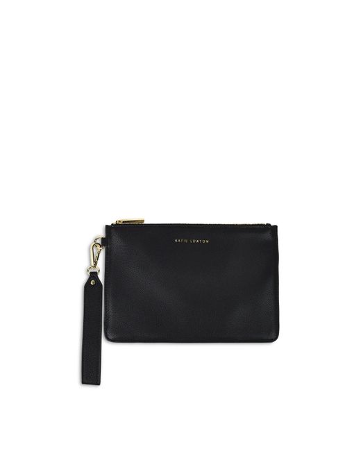Katie Loxton Black Hallie Wristlet Pouch Bag