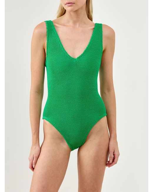 Hunza G Green Sadie Swimsuit