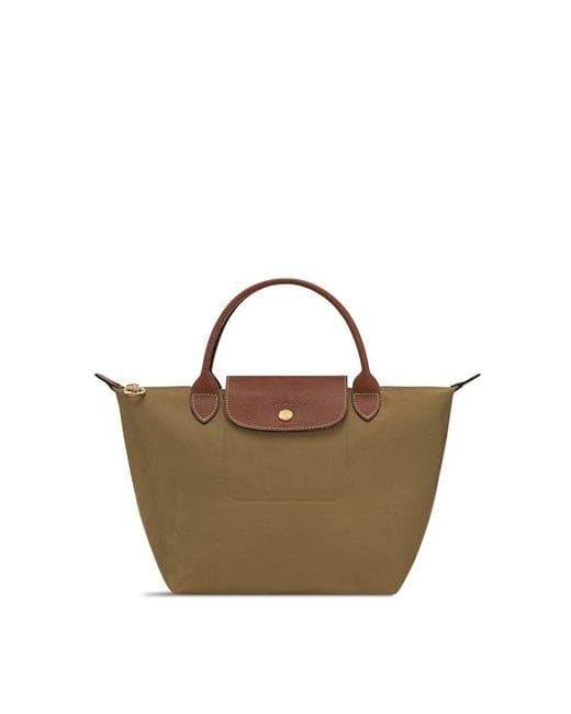 Longchamp Brown Le Pliage Original Tote Bag S