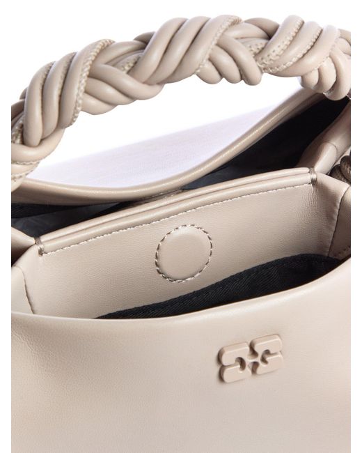 Ganni White Bou Bag Small