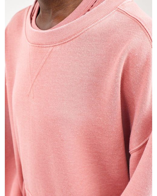 Free People Pink Slow It Down Sweatshirt