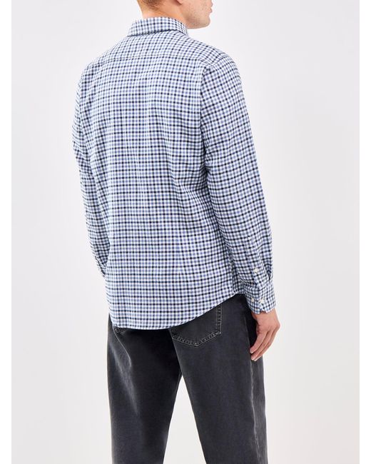 Barbour Blue Finkle Tailored Gingham Shirt Multi for men