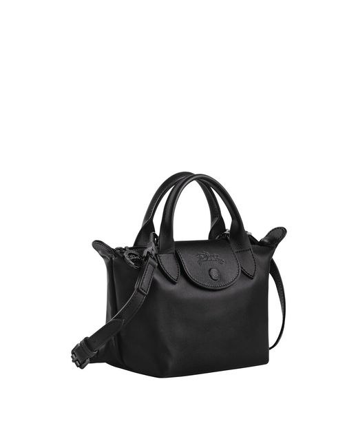 Longchamp Black Le Pliage Xtra Extra Small Handbag