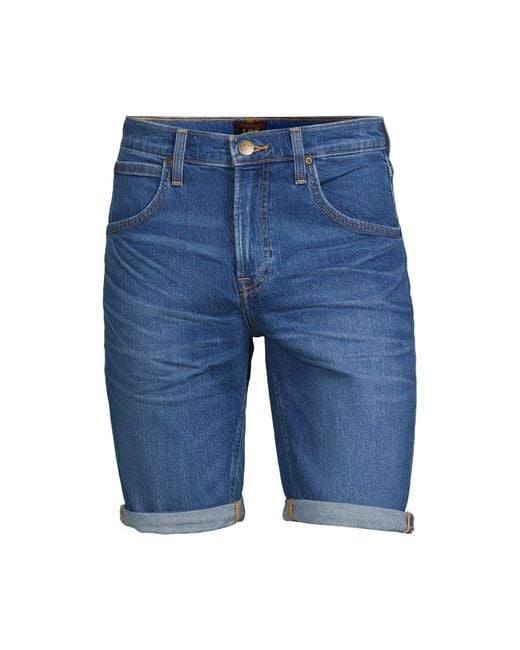 Lee Jeans Blue Men's Denim Shorts for men