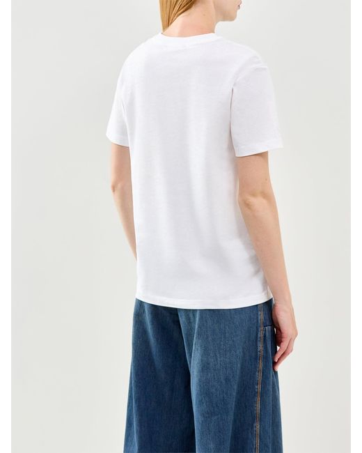 Barbour White Fawley Graphic T-Shirt