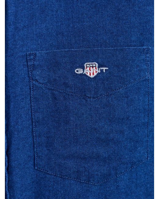 Gant Blue Oxford Shirt for men