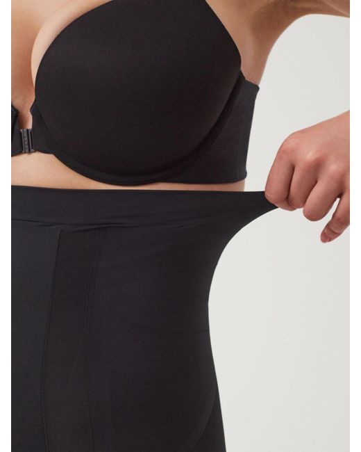 Spanx Gray Oncore High-Waisted Mid-Thigh Short