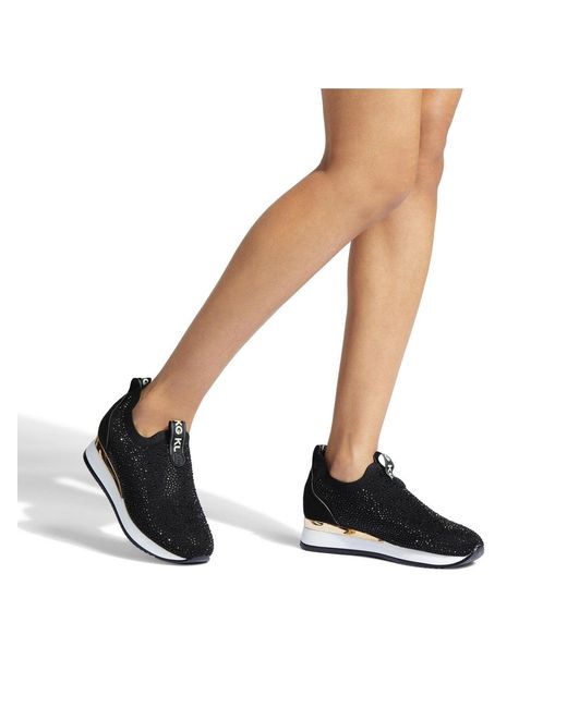 KG by Kurt Geiger White Lara2 Embellished Trainers