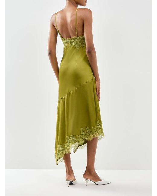 Nobody's Child Green Zaria Midaxi Slip Dress