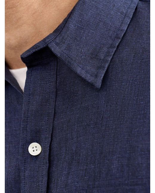 COLORFUL STANDARD Blue Short Sleeve Shirt for men