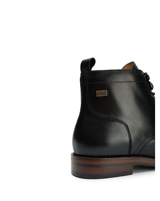 Sole Ldn Black Toby Boots for men