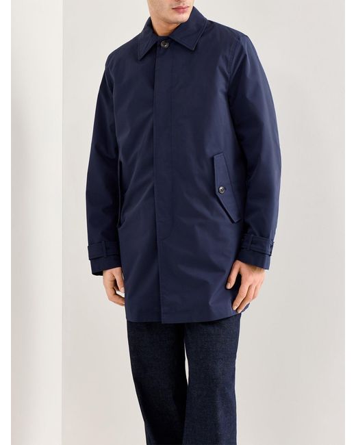 Paul Smith Blue Zip Coat With Removable Lining for men