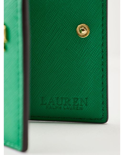 Polo Ralph Lauren Green Compact Small Wallet
