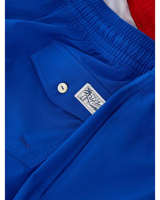 Polo Ralph Lauren Blue 5.75-Inch Traveler Classic Swim Shorts for men
