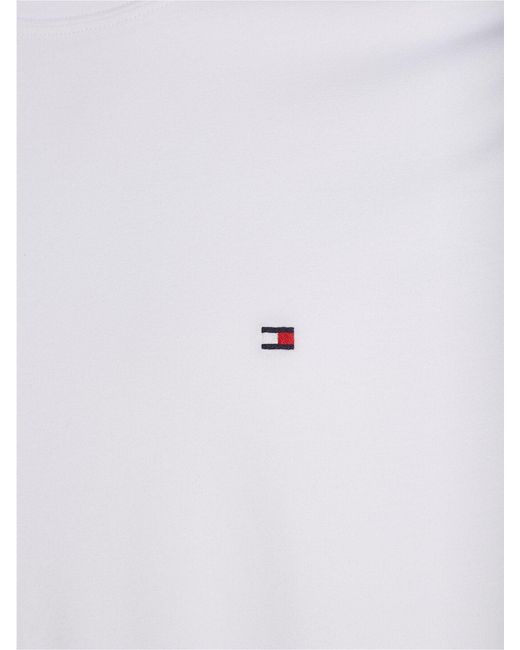 Tommy Hilfiger White Core Stretch Slim T-Shirt for men