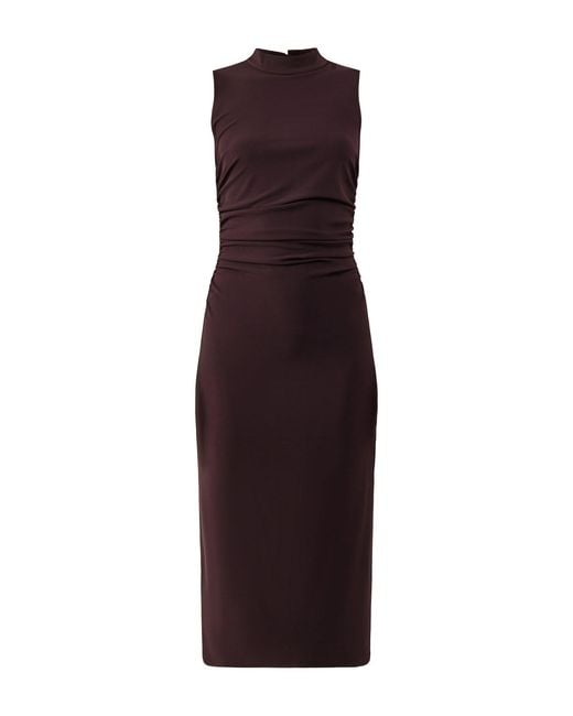 Marella Purple Mll Mirra Jersey Dress Burgundy