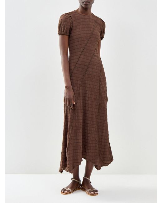 Nobody's Child Brown Cassandra Midi Dress
