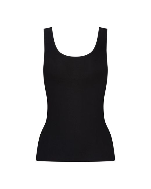 Chantelle Black Soft Stretch Vest Top