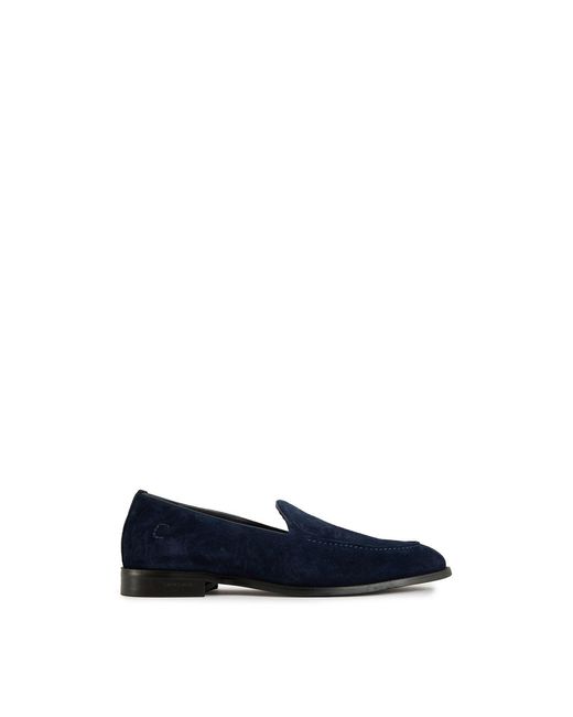 Simon Carter Blue Fes Loafer Suede Shoes for men