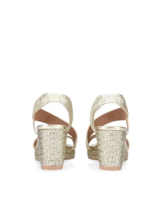 Carvela Kurt Geiger Natural Women's Gala Wedge 70