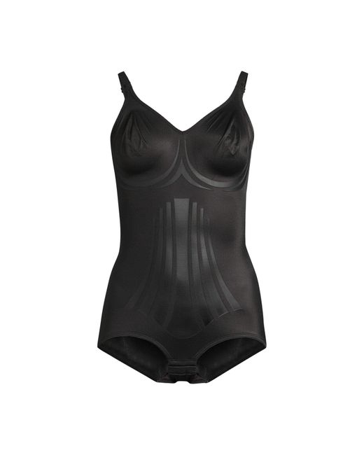 Miraclesuit Black Lycra Fit Sense Body Suit