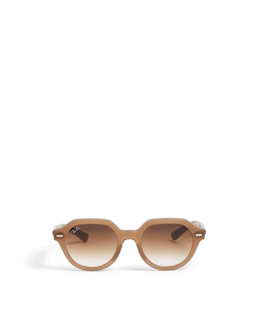 Ray-Ban Pink Women's Rb4399 Gina Polarised Round Acetate Sunglasses