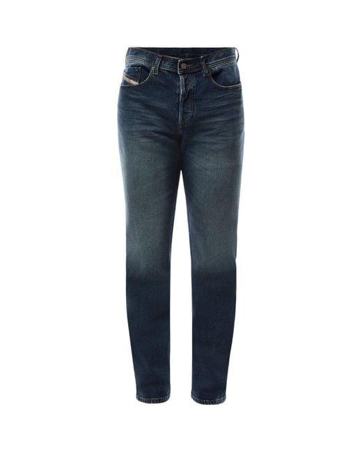 DIESEL Blue 2023 D-Finitive Tapered Fit Jeans for men