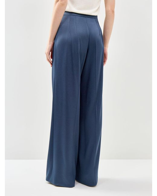 Marella Blue Pesi Wide Leg Trousers